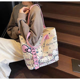 hello kitty shoulder bag aesthetic outfit style